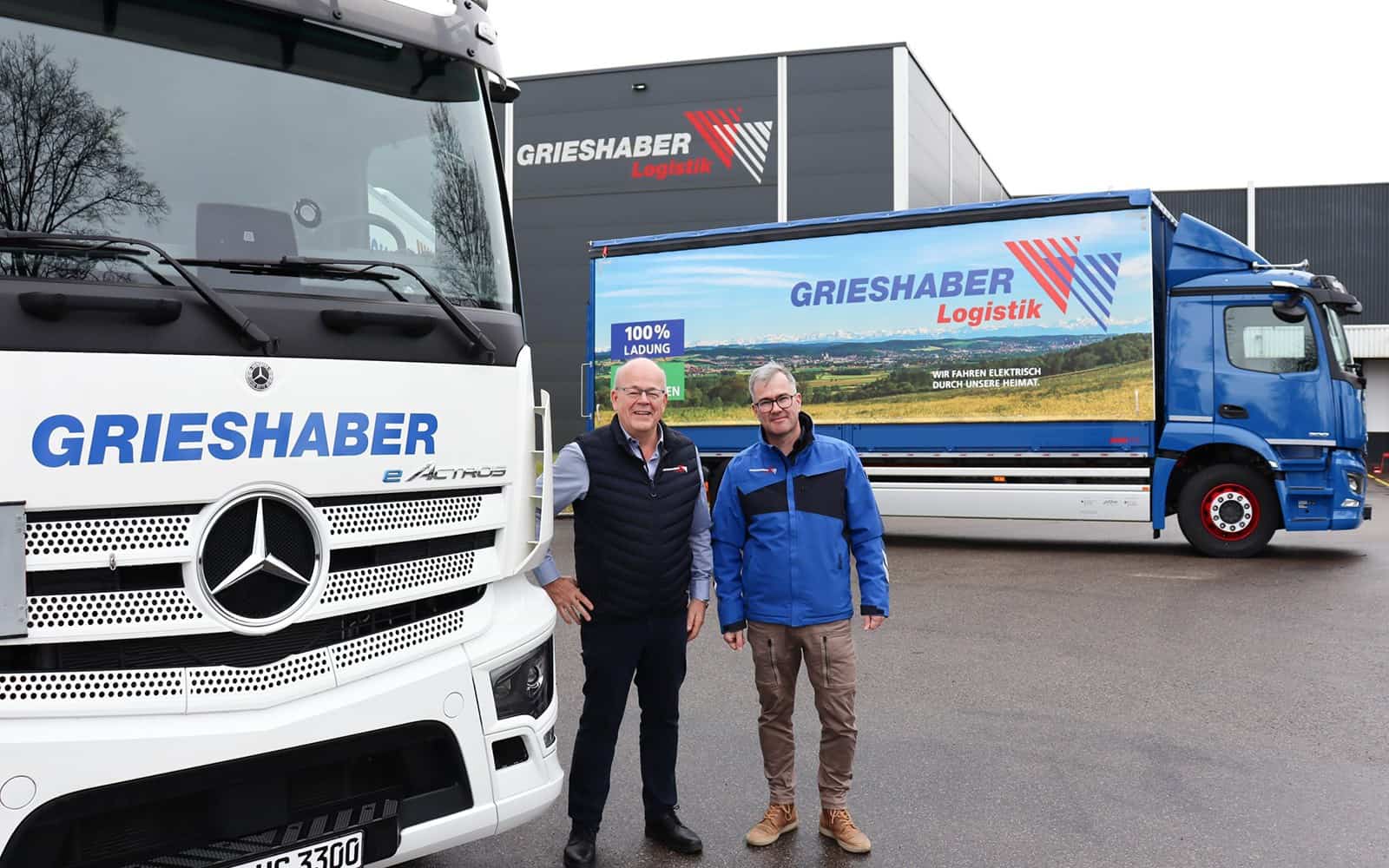 GRIESHABER integriert Elektro-LKWs in die Fahrzeugflotte